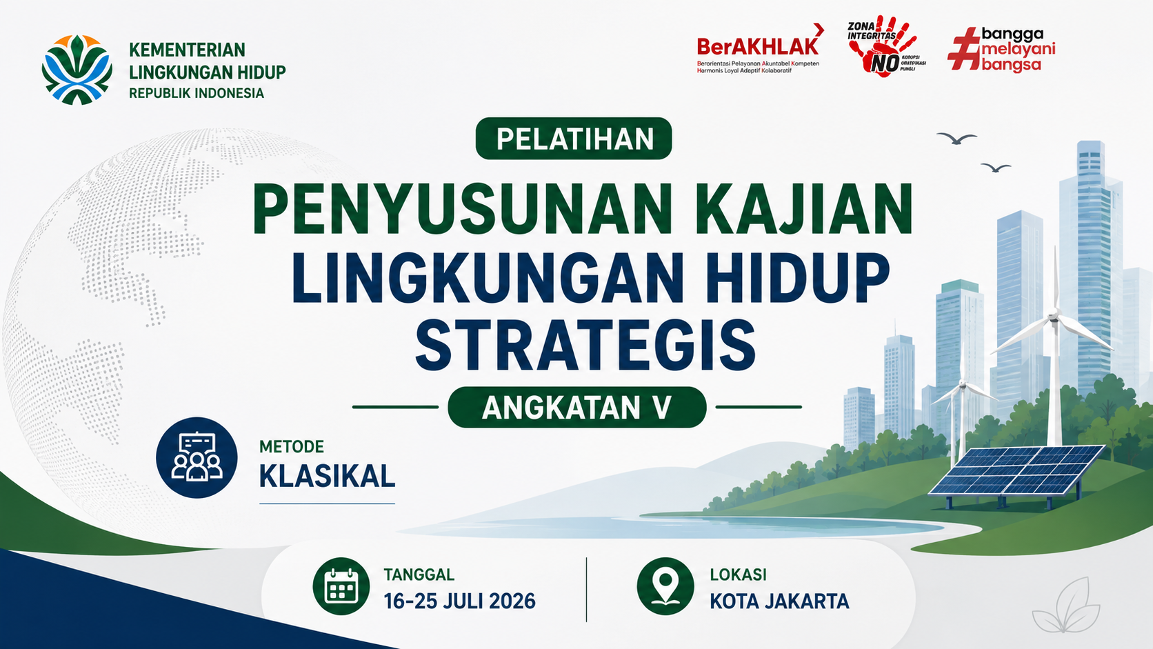 Pelatihan Penyusunan Kajian Lingkungan Hidup Strategis Angkatan V