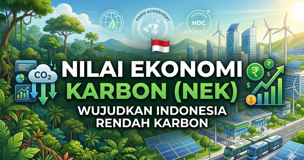 Mewujudkan Indonesia Rendah Karbon melalui Nilai Ekonomi Karbon (NEK)